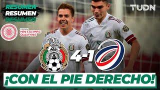 Resumen y goles | México 4-1 Rep Dominicana | Preolímpico Tokyo 2020 | TUDN