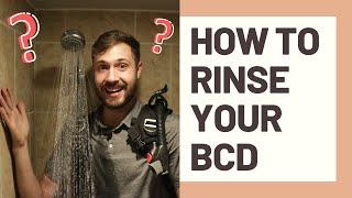 How To Rinse Your BCD | Quick Scuba Tips