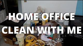 Home Office Clean and Declutter | Office Clean with Me