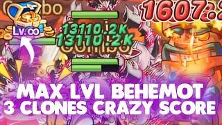 3 Clones Blazing Cave Max Boss Lvl Reached in Legend of Mushroom