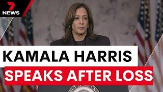 Kamala Harris Speaks After Her Election Loss | 7NEWS