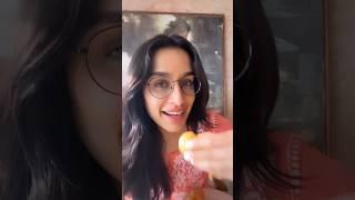 Shraddha Kapoor enjoys eating Pani Puri in a fun video #shorts #shraddhakapoor