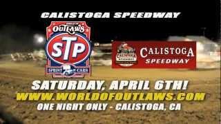 World of Outlaws STP Sprint Cars at Calistoga Speedway