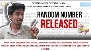 TNEA 2024 Random Number வெளியானது‼️ | என்ன USE| Next process CV Readyaaa