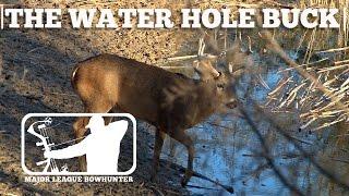 Hunting Water Holes - Chippers first Kansas Buck | Major League Bowhunter