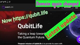 Qubittech domain changed now  Qubit.life latest status March 12, 2021