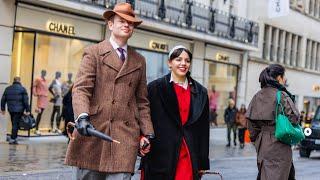 Couples' Street Style in London - Cinematic Quality