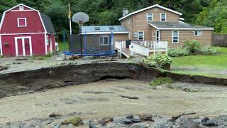 Flooding damages homes, other property in Waterbury, Vermont