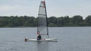 Viola 14 canoe tacking and gybing - video 2