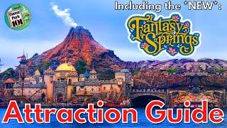 Tokyo DisneySea Attraction Guide - 2024 - *NEW* Fantasy Springs - Tokyo Disney Resort - JAPAN