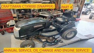 Craftsman CTX9000 (Snapper) | Final Part 4 Engine Service!