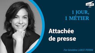 [1 JOUR, 1 MÉTIER] : Le métier d'Attaché de Presse avec Géraldine Lance-Périn