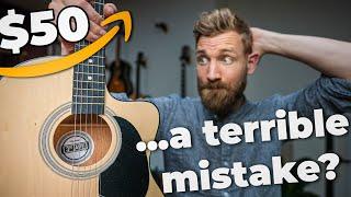 I bought the CHEAPEST GUITAR on AMAZON - A bargain or...