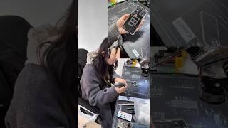 Use Luowei High Torque Glue Remover to remove glue #luowei #tools #repairs #phonerepair  #repairtool
