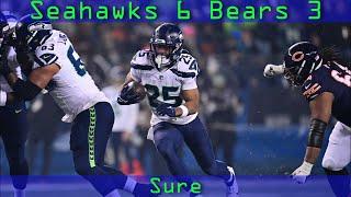 Seattle Seahawks 6 Chicago Bears 3: Thursday Night Football as it was intended to be