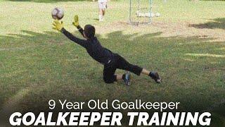 9 Year Old Goalkeeper Training | Distribution & Shot Stopping | Pro Gk