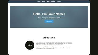 Create an Amazing Portfolio Website with Animated Skill Progress Bars | Step-by-Step Tutorial