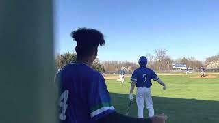 Reed Hayes bases clearing double (sitting on curve)