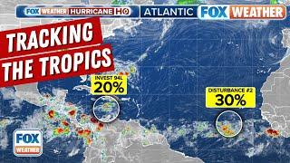 Invest 94L, Second Disturbance Being Monitored For Possible Development In Atlantic