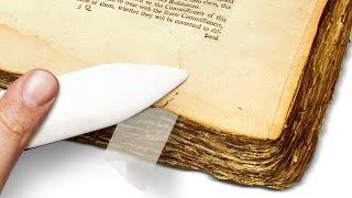 How 400-Year-Old Books Are Professionally Restored