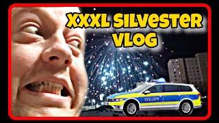 XXXL SILVESTER Vlog EXTREM / Polizei, Eskalation und Stress mit Leuten #MCBöllerTester