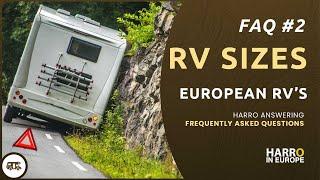 What RV size should you get in Europe? | 5 Questions answered | Motorhomes in Europe