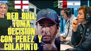 Prensa britanica lanza bombazo se revela decision de Redbull con Colapinto y Checo Perez