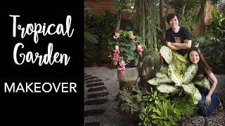 DREAMY Tropical Garden DIY Makeover with 14 Garden Design & Plant Care Tips