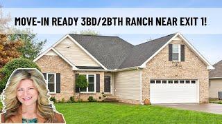 Move-in Ready 3BD/2BTH Ranch Home with Bonus Room Off Exit 1 in Clarksville!