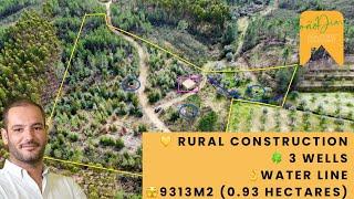 13 750€   Farm with rural construction, 3 wells in central Portugal