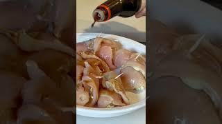 BBQ Rolled Up Thin Chicken Cutlets with Compound Butter #Shorts