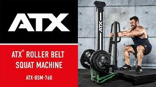 How to train squats with the new ATX® Roller Belt Squat Machine