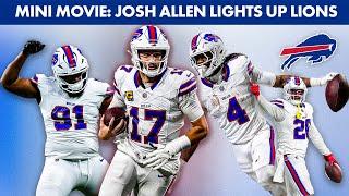 Josh Allen And Buffalo Bills Light Up Lions In Detroit! | Week 15 Mini Movie!