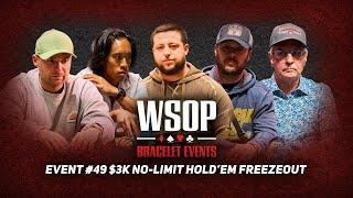 WSOP $3,000 NL Hold'em Freezeout Final Table - $523,195 Up Top! [FULL FINAL TABLE]