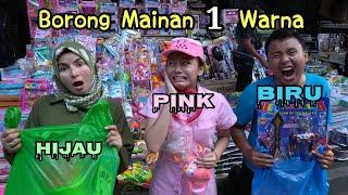 PILIH MAINAN 1 WARNA SESUAI BAJU ! Mama ikut Kesurupan Borong Mainan