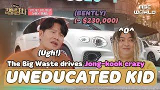 [C.C.] Someone get Jong-kook his meds… The Waste King is back!  #uneducatedkid #kimjongkook