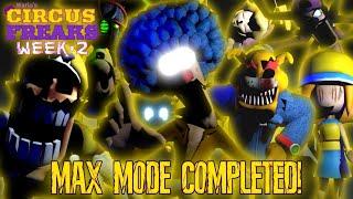 Five Nights At Wario's: Circus Freaks Week 2 Gameplay | Max Mode + Scrapped Night!