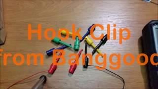 10 pcs. Single Hook Clip Test Probe from Banggood.com