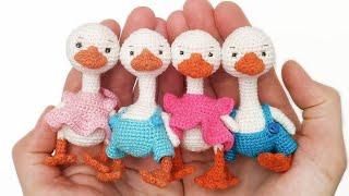 Crochet toy goose pattern