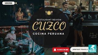 BEST PERUVIAN FOOD IN BOGOTA??? CUZCO RESTAURANT REVIEW (BOGOTA,COLOMBIA) #reviews #foodie #colombia