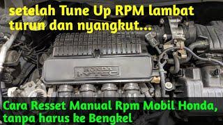 Resset RPM Mobil Honda Tanpa ke Bengkel, Mudah Hemat Biaya