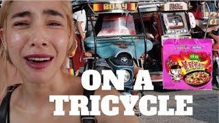 8X SPICY RAMEN CHALLENGE ON A TRICYCLE (Philippines ft. Exploring With Josh)