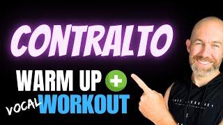 CONTRALTO Vocal Exercises [WARM UP + WORKOUT]