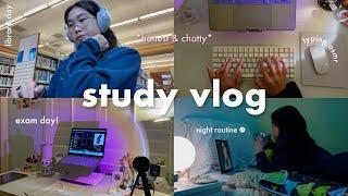 24 HR STUDY VLOG  feeling burnt out, long library session, days before exam *honest & chatty*