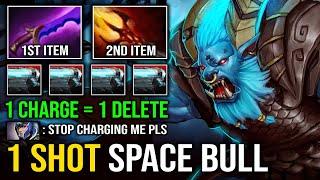 WTF 7.37c Invisible Space Bull 1 Charge = 1 Delete with Shadow Blade Dagon Mid Spirit Breaker Dota 2