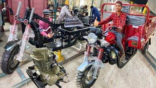 World's best and most powerful loader rickshaw manufacturing factory visit and full procedure