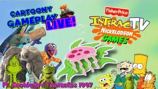 Cartoony Gameplay LIVE!: InteracTV Nickelodeon Games + BONUS ft. Squidward Tentacles 1997