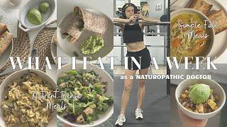 WHAT I EAT IN A WEEK// High protein & high fiber meals I love