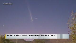 Rare comet spotted in New Mexico sky