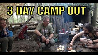 Bushcraft Camp Out in the woods